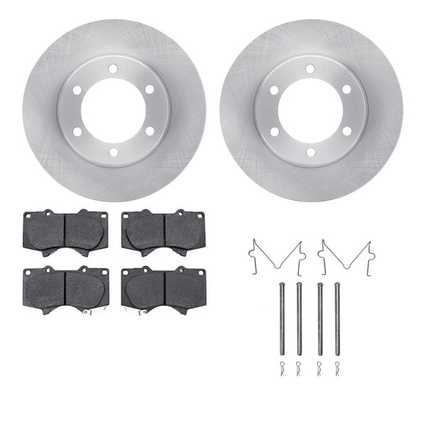 Dynamic Friction Co 6212-76002, Rotors with Heavy Duty Brake Pads includes Hardware 6212-76002